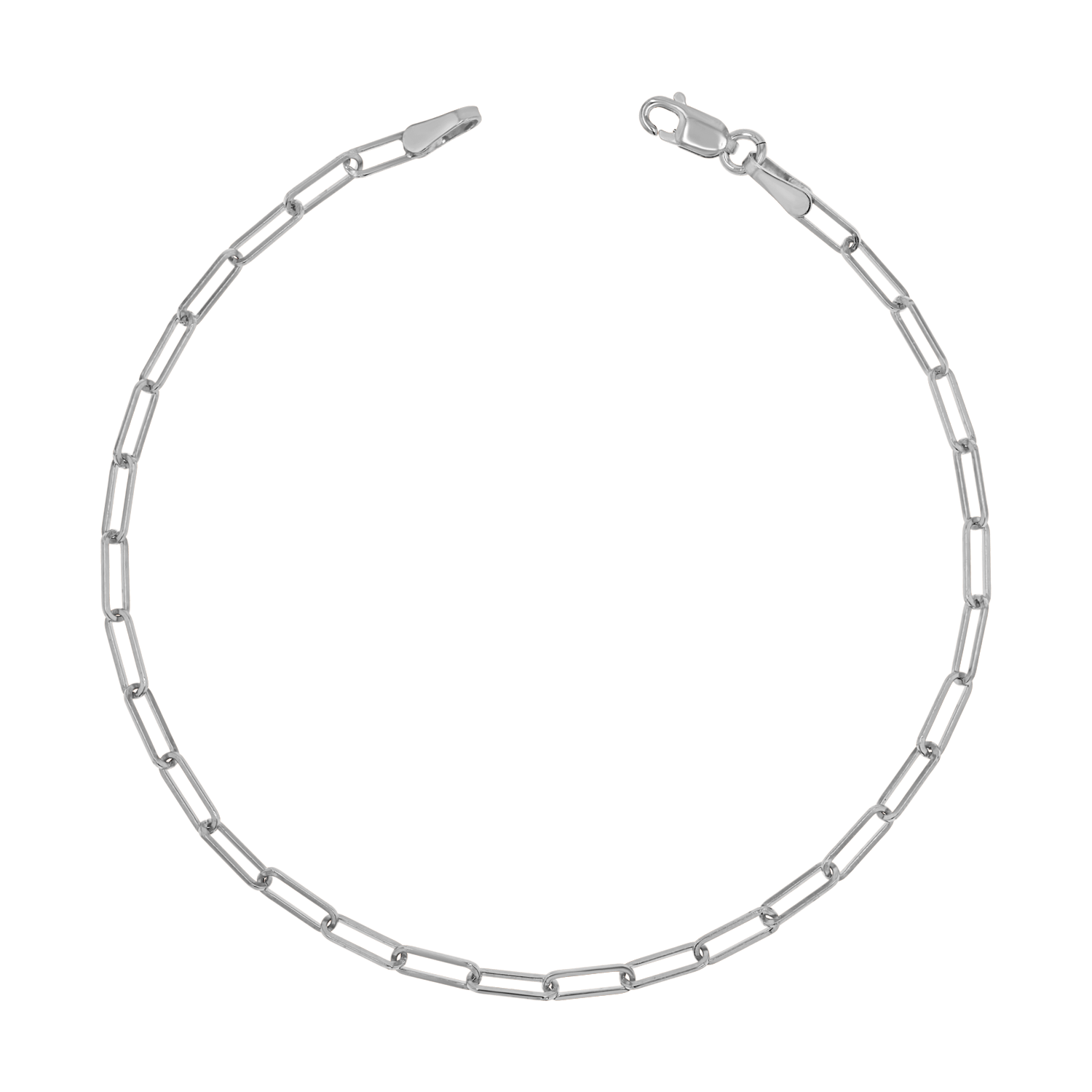 Dainty Paper Clip Bracelet