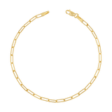 Dainty Paper Clip Bracelet