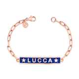 Kids Enamel Star ID Bracelet