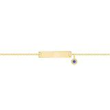 Kids Classic Engravable ID Bracelet with Round Eye Charm