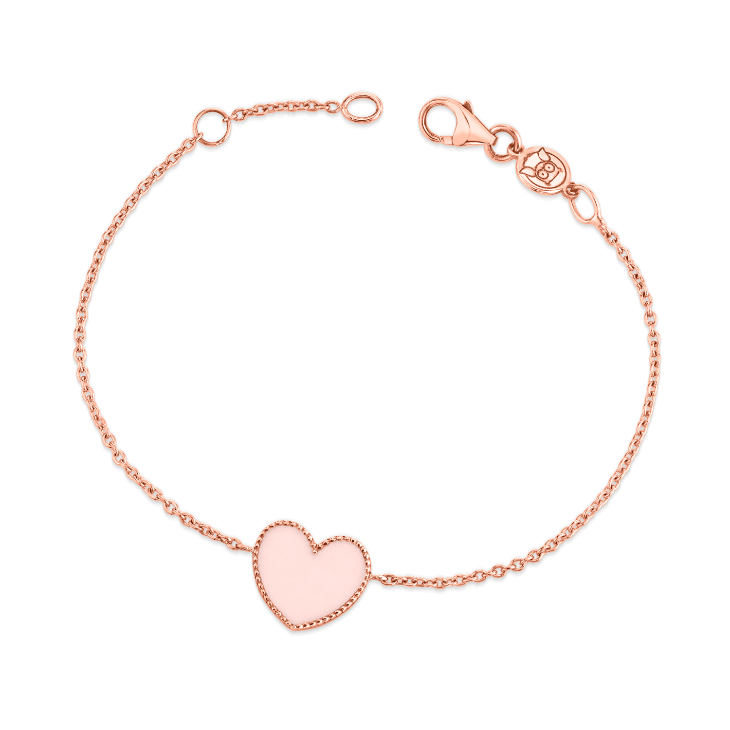 Enamel Heart Bracelet