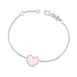 Enamel Heart Bracelet