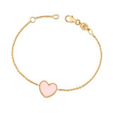 Enamel Heart Bracelet