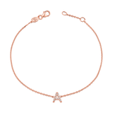 Kids Pave Letter Bracelet