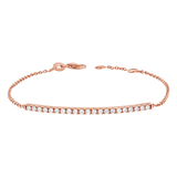 Diamond Pave Bar Bracelet