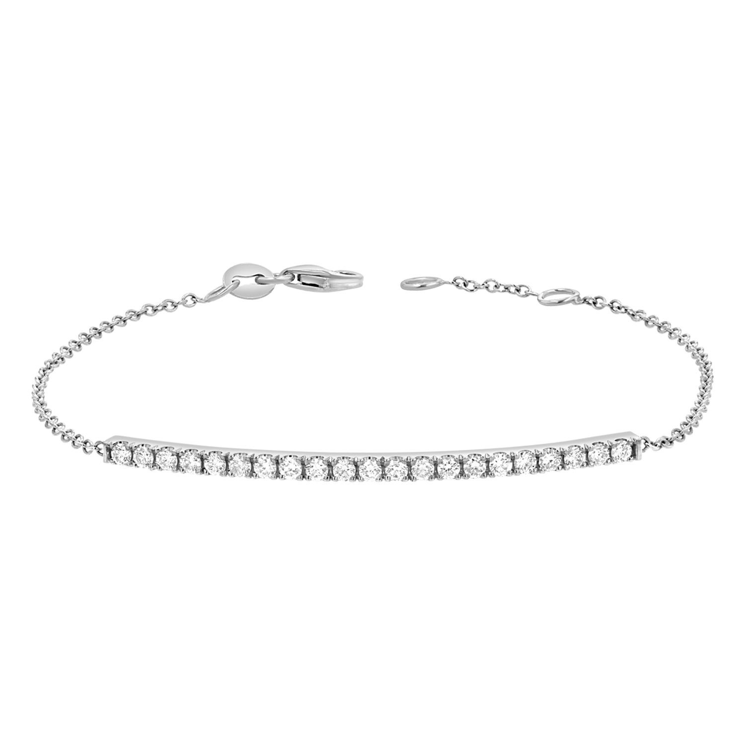 Diamond Pave Bar Bracelet