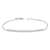 Diamond Pave Bar Bracelet