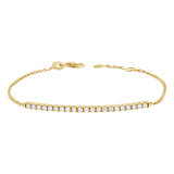 Diamond Pave Bar Bracelet
