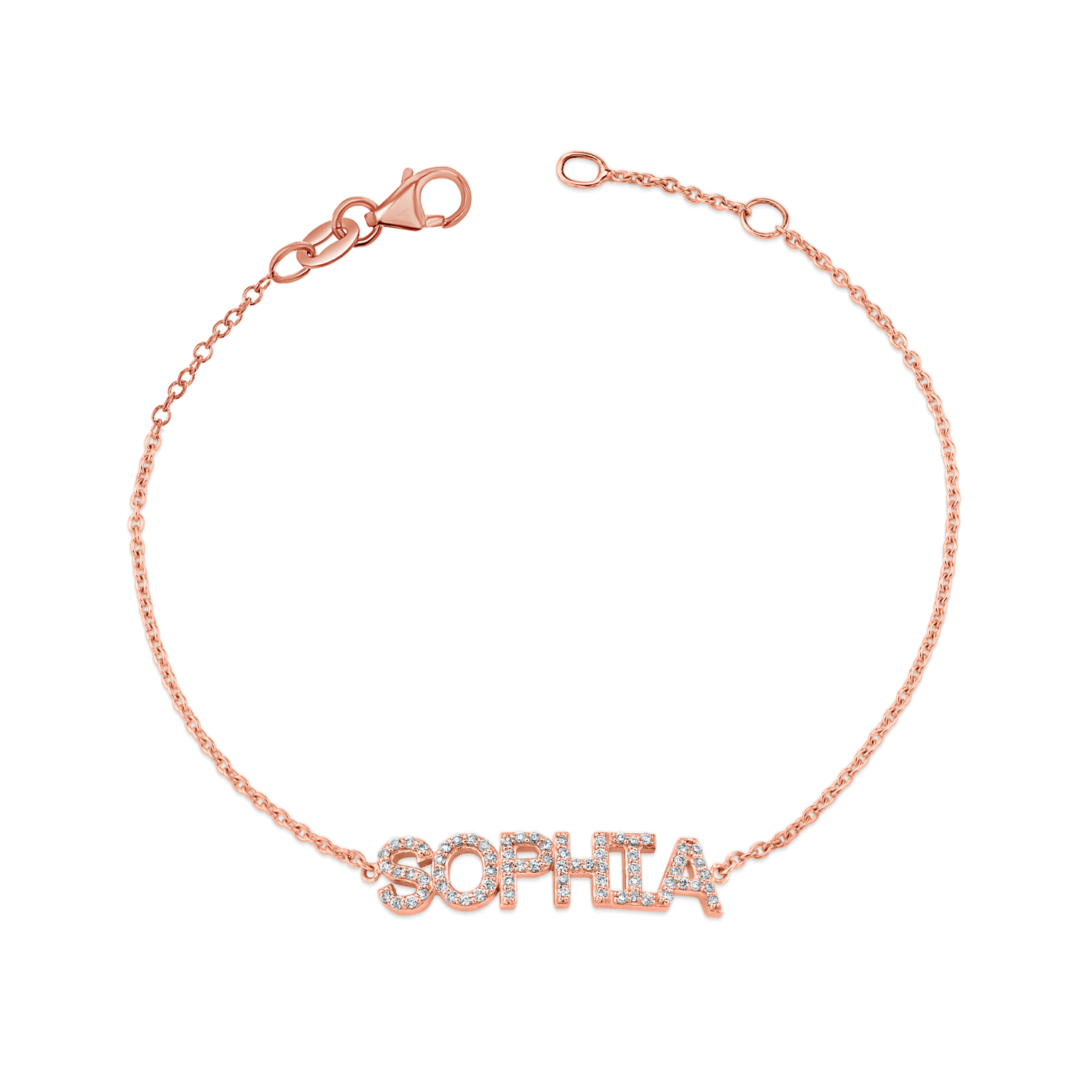 Diamond Custom Name Bracelet