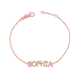 Diamond Custom Name Bracelet