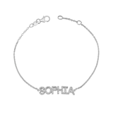 Diamond Custom Name Bracelet