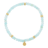 Peruvian Blue Opal Beaded Bracelet