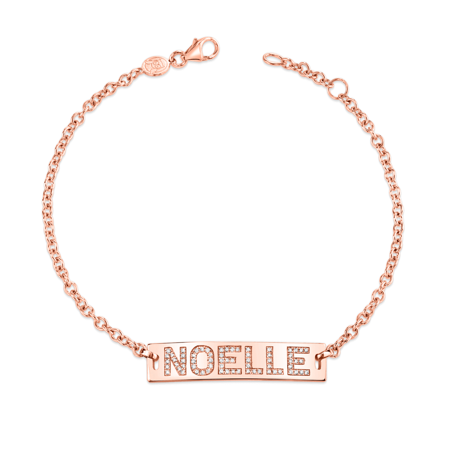 Kids Signature Classic ID Engravable Pave Bracelet