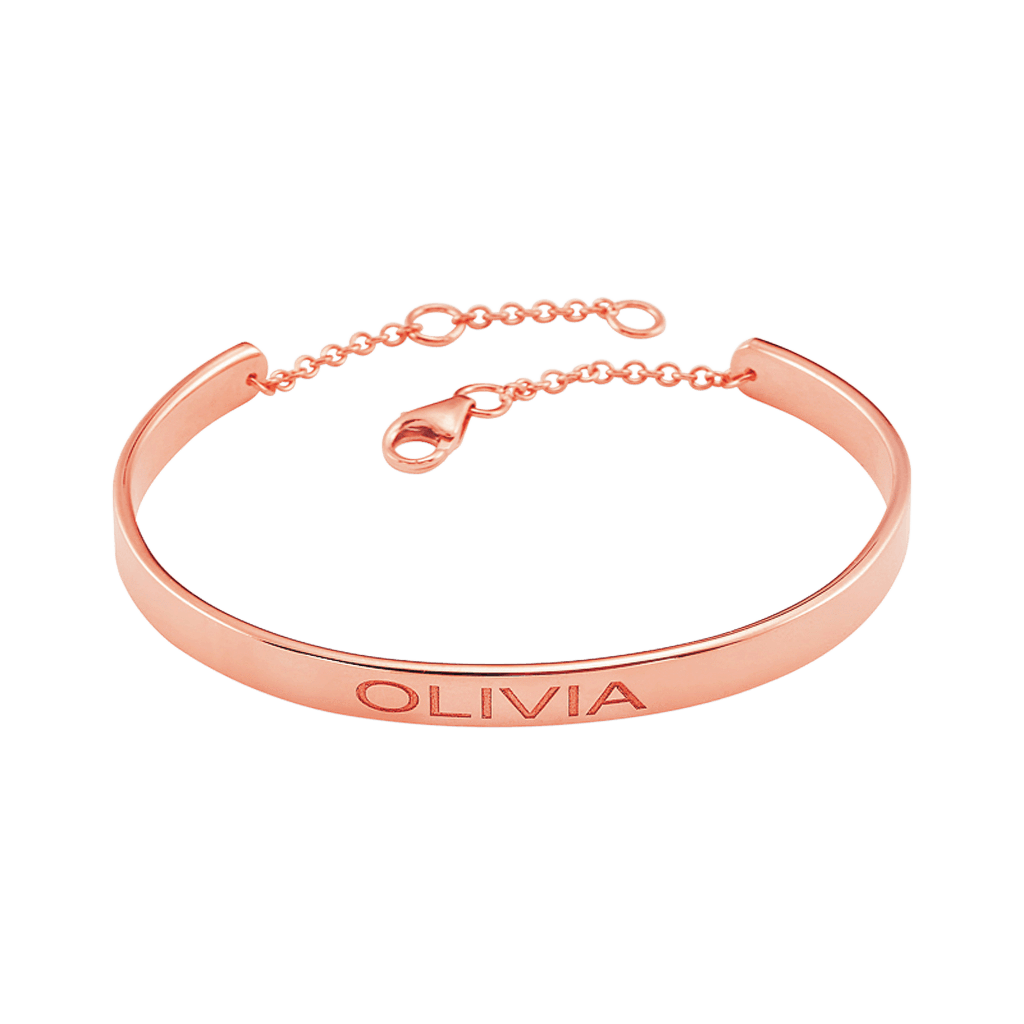 Kids Signature Engravable Cuff ID Bracelet