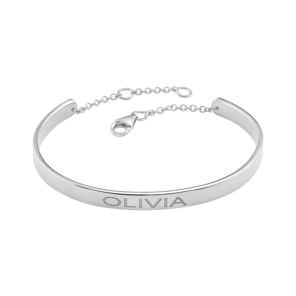 Signature Engravable Cuff ID Bracelet