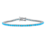 Turquoise Tennis Bracelet