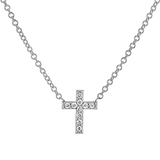 Diamond Pave Cross Necklace