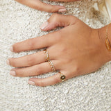 Baguette Row Ring