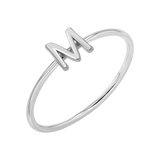 Solid Initial Letter Ring
