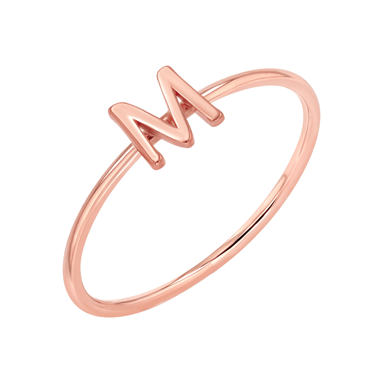 Solid Initial Letter Ring