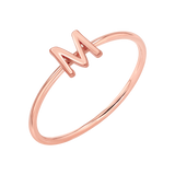 Solid Initial Letter Ring