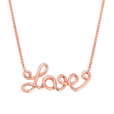 Wire Word Necklace