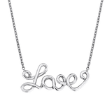 Wire Word Necklace