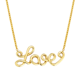 Wire Word Necklace