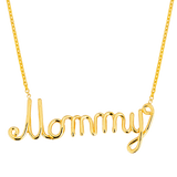 Wire Word Necklace