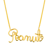 Wire Word Necklace