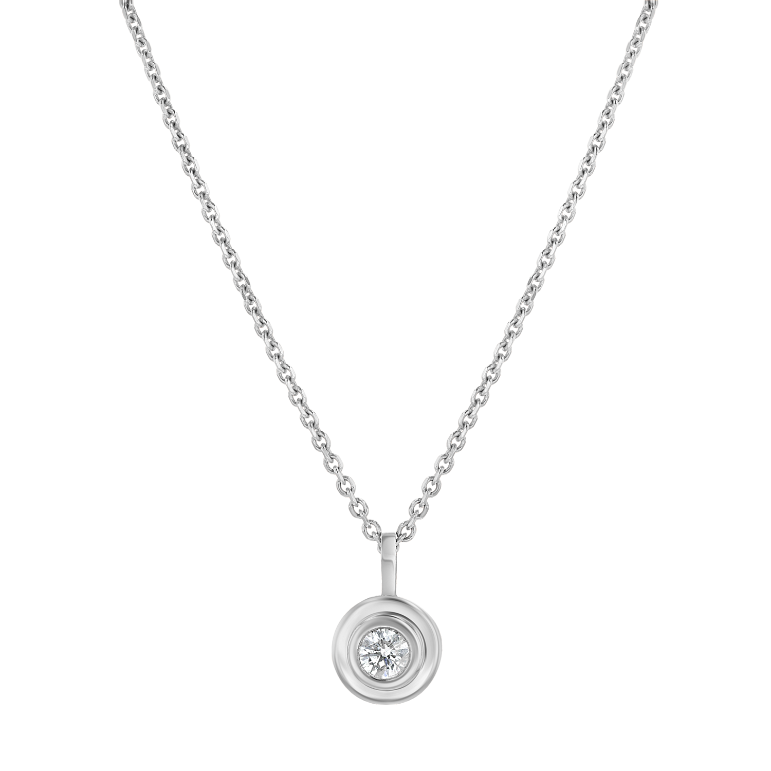 Trinatier Grand Bezel Pendant Necklace