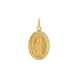 Oval Madonna Charm