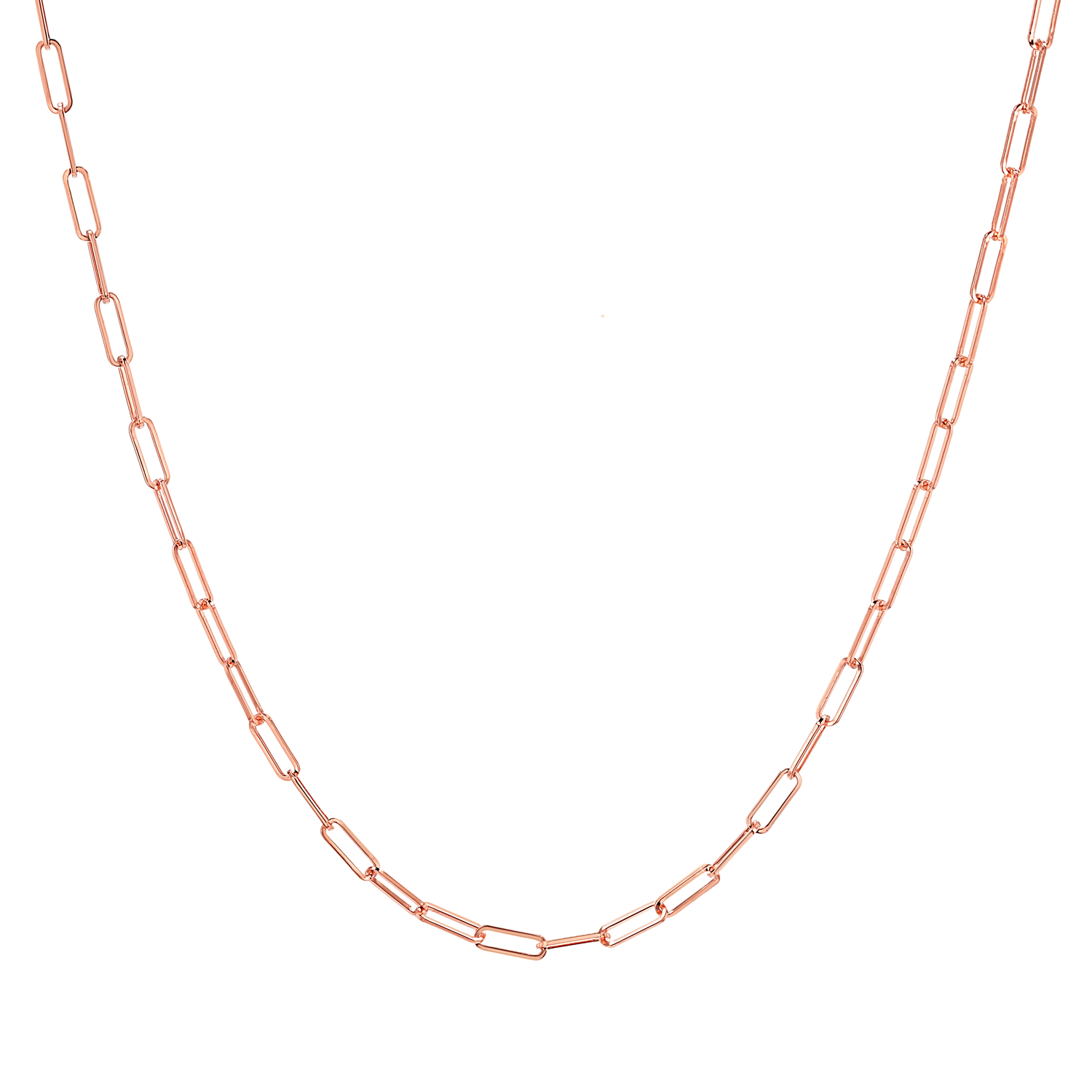Dainty Paper Clip Chain Necklace