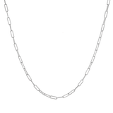 Dainty Paper Clip Chain Necklace