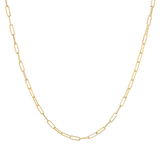 Dainty Paper Clip Chain Necklace
