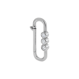 Tri-Bezel Diamond Paper Clip Connector