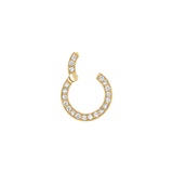 Diamond Round Charm Connector