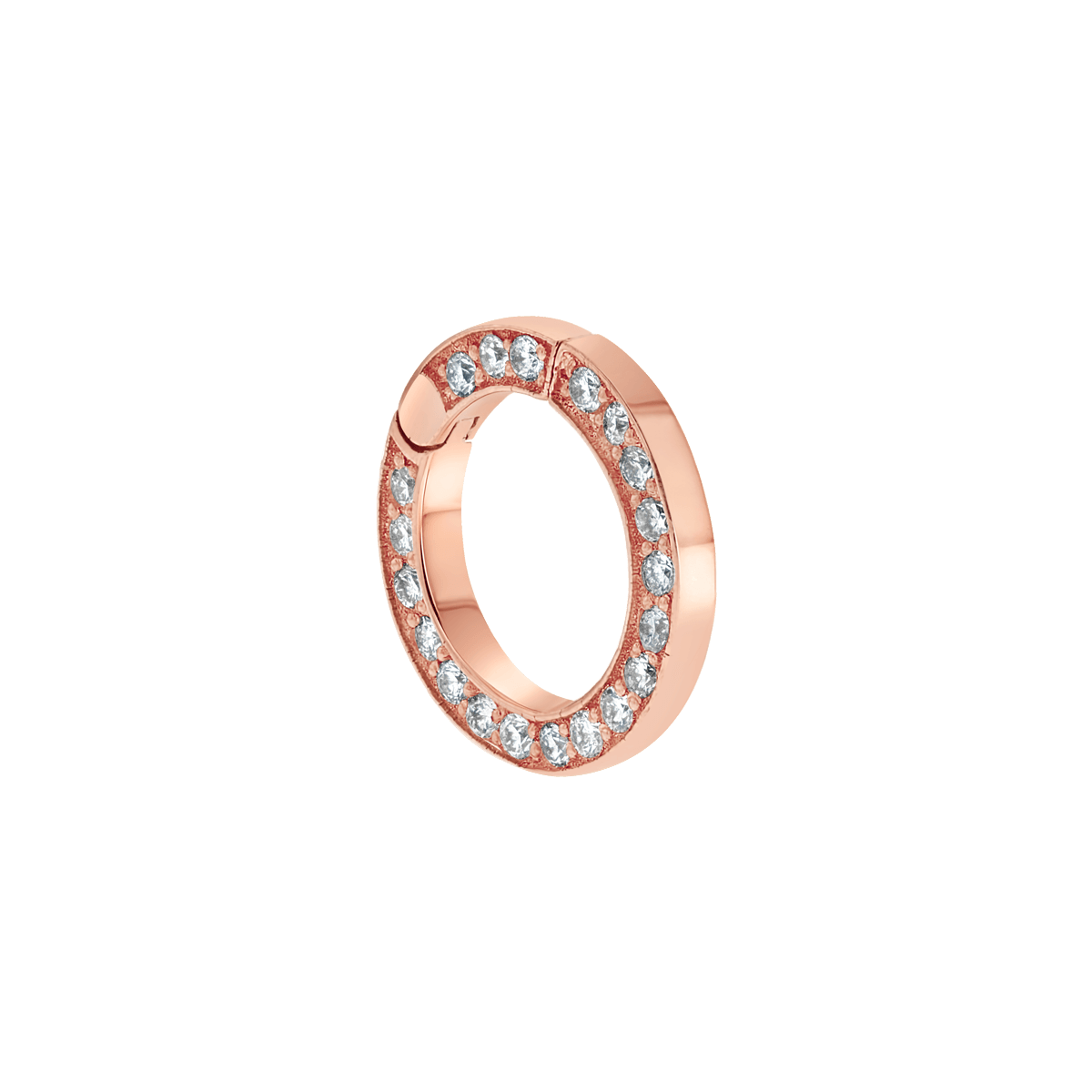 Diamond Round Charm Connector