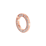 Diamond Round Charm Connector