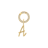 Diamond Round Charm Connector