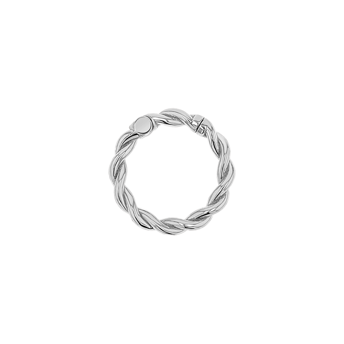 Twist Round Charm Connector Clasp