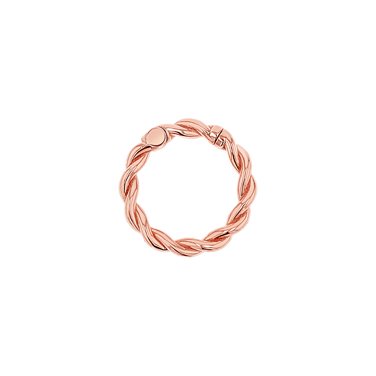 Twist Round Charm Connector Clasp