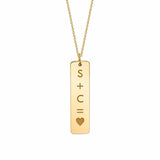 Rectangle Engravable ID Charm