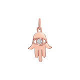 Hamsa Diamond Eye Charm