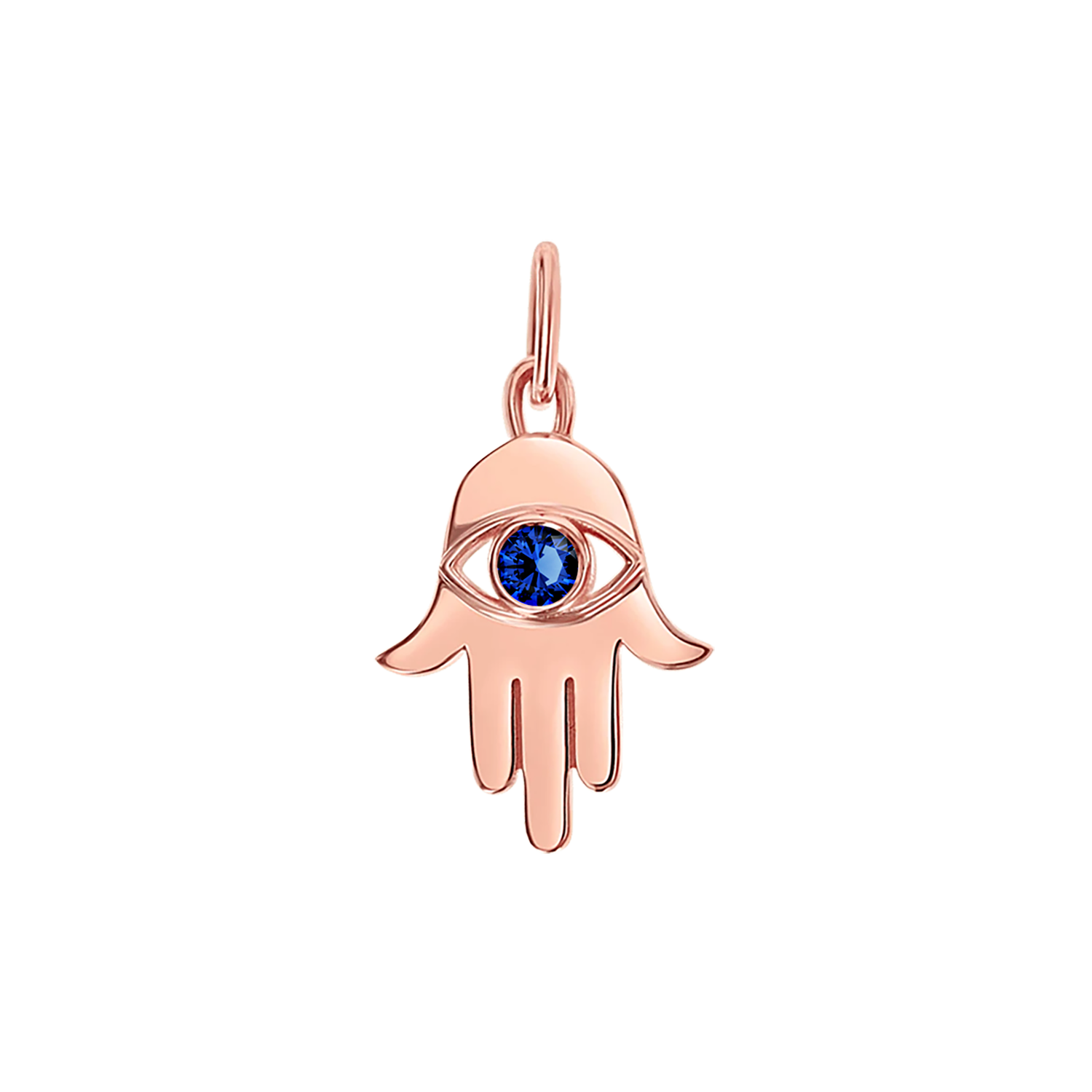 Hamsa Diamond Eye Charm