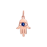 Hamsa Diamond Eye Charm