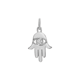 Hamsa Diamond Eye Charm