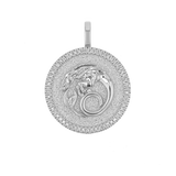 Diamond Zodiac Coin Medallion Charm