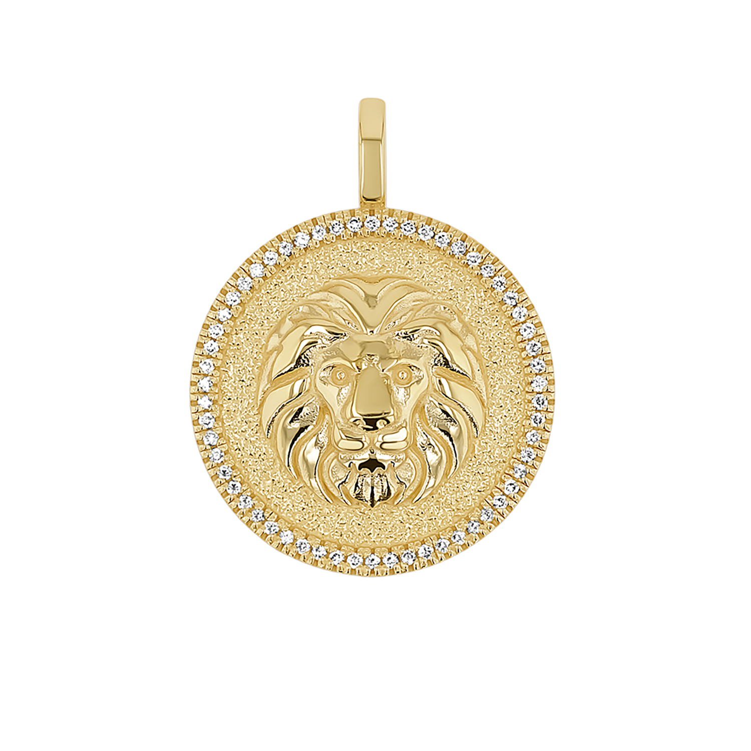 Diamond Zodiac Coin Medallion Charm