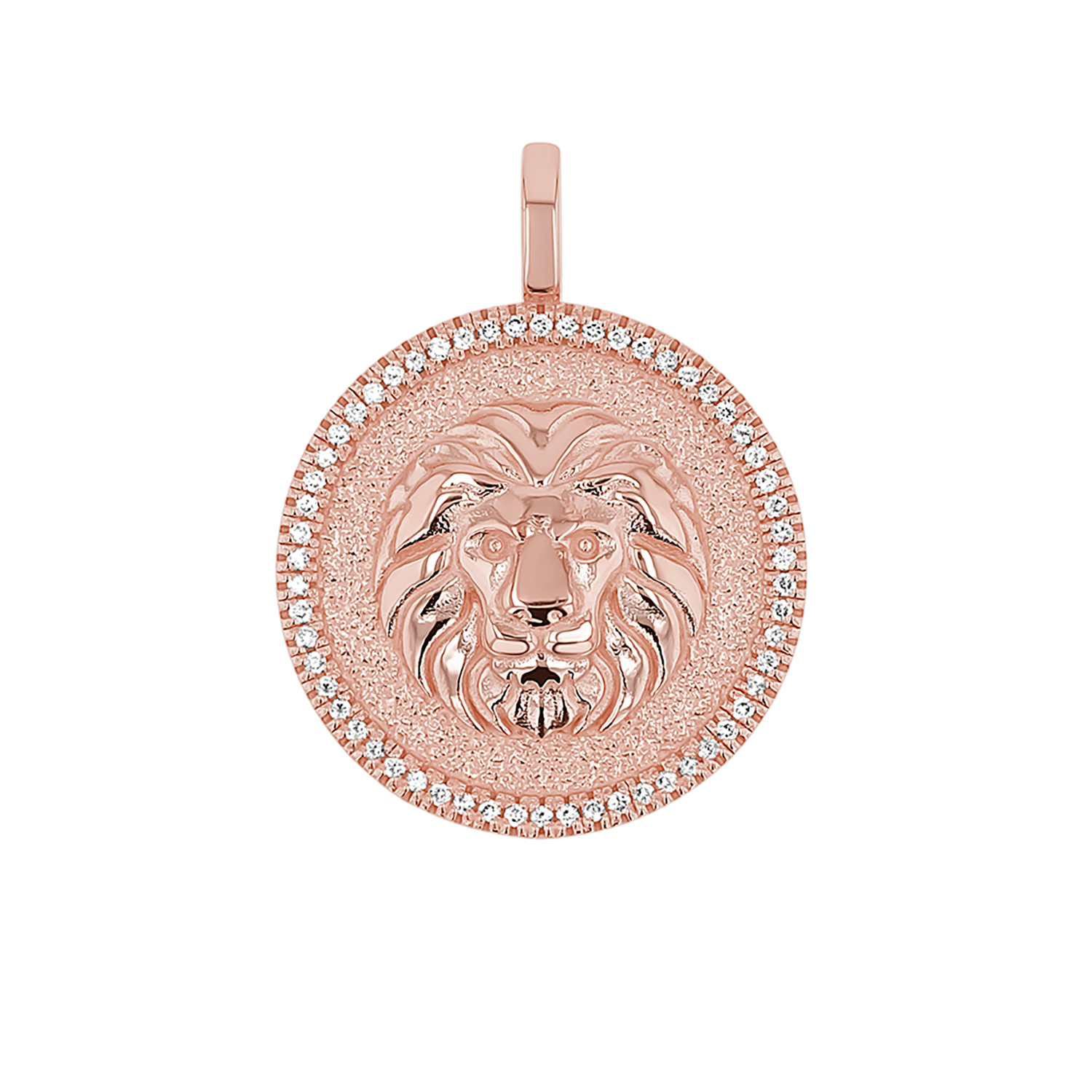 Diamond Zodiac Coin Medallion Charm